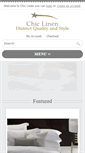 Mobile Screenshot of chiclinen.co.za